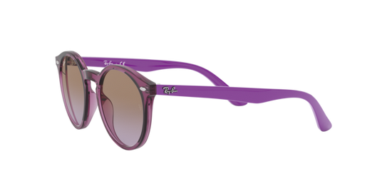 Ray-Ban RJ9064S 706468 - FUXIA TRASPARENTE - Marrone sfumato viola