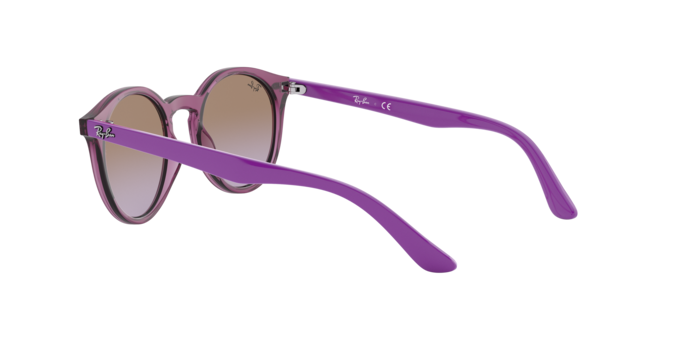 Ray-Ban RJ9064S 706468 - FUXIA TRASPARENTE - Marrone sfumato viola