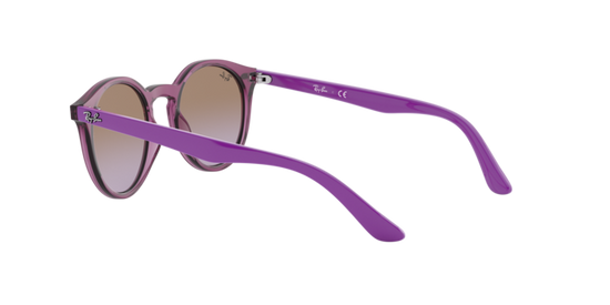 Ray-Ban RJ9064S 706468 - FUXIA TRASPARENTE - Marrone sfumato viola