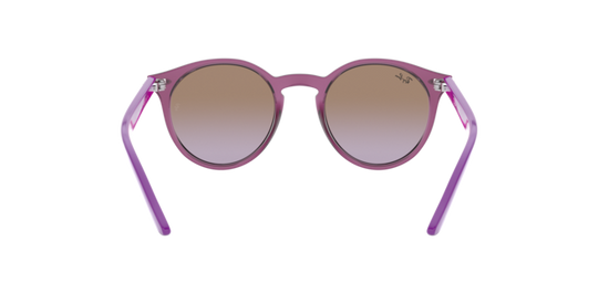 Ray-Ban RJ9064S 706468 - FUXIA TRASPARENTE - Marrone sfumato viola