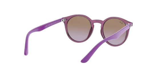 Ray-Ban RJ9064S 706468 - FUXIA TRASPARENTE - Marrone sfumato viola