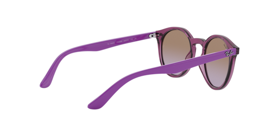 Ray-Ban RJ9064S 706468 - FUXIA TRASPARENTE - Marrone sfumato viola