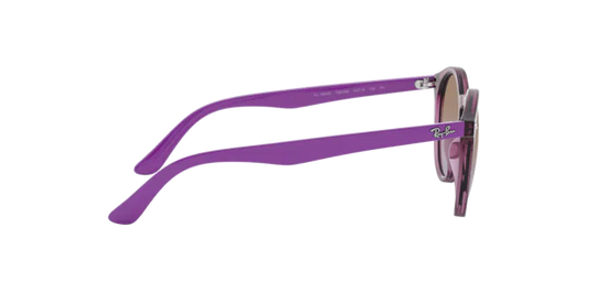 Ray-Ban RJ9064S 706468 - FUXIA TRASPARENTE - Marrone sfumato viola