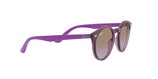 Ray-Ban RJ9064S 706468 - FUXIA TRASPARENTE - Marrone sfumato viola