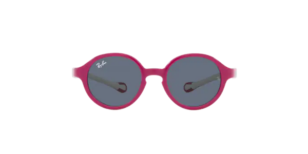 Ray-Ban RJ9075S 710187 - FUXIA SU GOMMA CREMA - Grigio Scuro