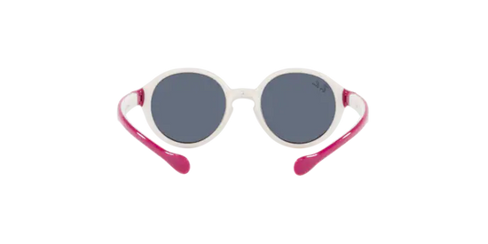 Ray-Ban RJ9075S 710187 - FUXIA SU GOMMA CREMA - Grigio Scuro