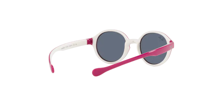 Ray-Ban RJ9075S 710187 - FUXIA SU GOMMA CREMA - Grigio Scuro