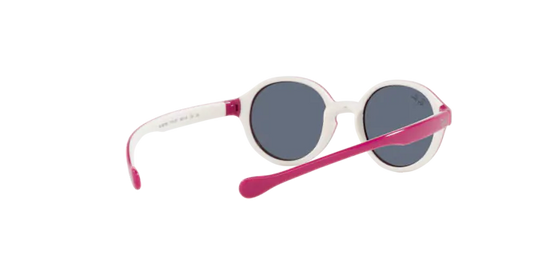 Ray-Ban RJ9075S 710187 - FUXIA SU GOMMA CREMA - Grigio Scuro