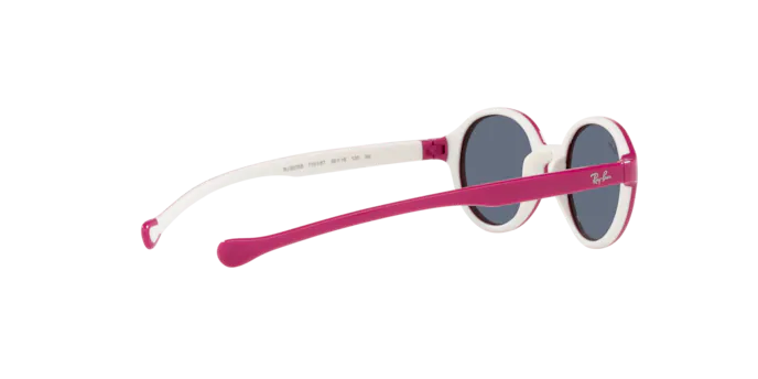 Ray-Ban RJ9075S 710187 - FUXIA SU GOMMA CREMA - Grigio Scuro