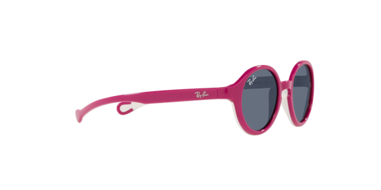 Ray-Ban RJ9075S 710187 - FUXIA SU GOMMA CREMA - Grigio Scuro