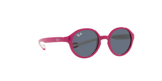 Ray-Ban RJ9075S 710187 - FUXIA SU GOMMA CREMA - Grigio Scuro