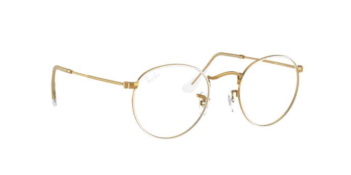 Ray-Ban Round Metal Eyeglasses RX3447V 3104