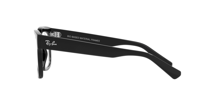 Ray-Ban RB 5267 ブラックフレーム メガネ Ray-Ban Chad RX7217 8260 Black Eyeglasses for Men and Women