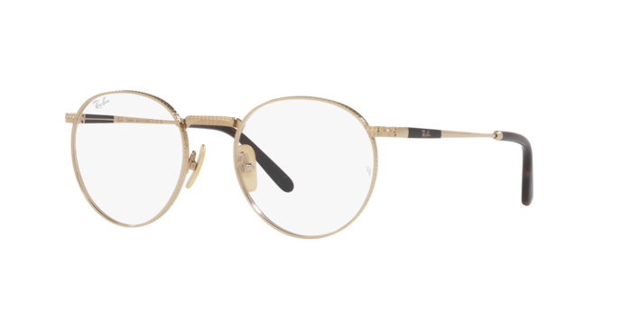 Ray-Ban Round Titanium Eyeglasses RX8237V 1220