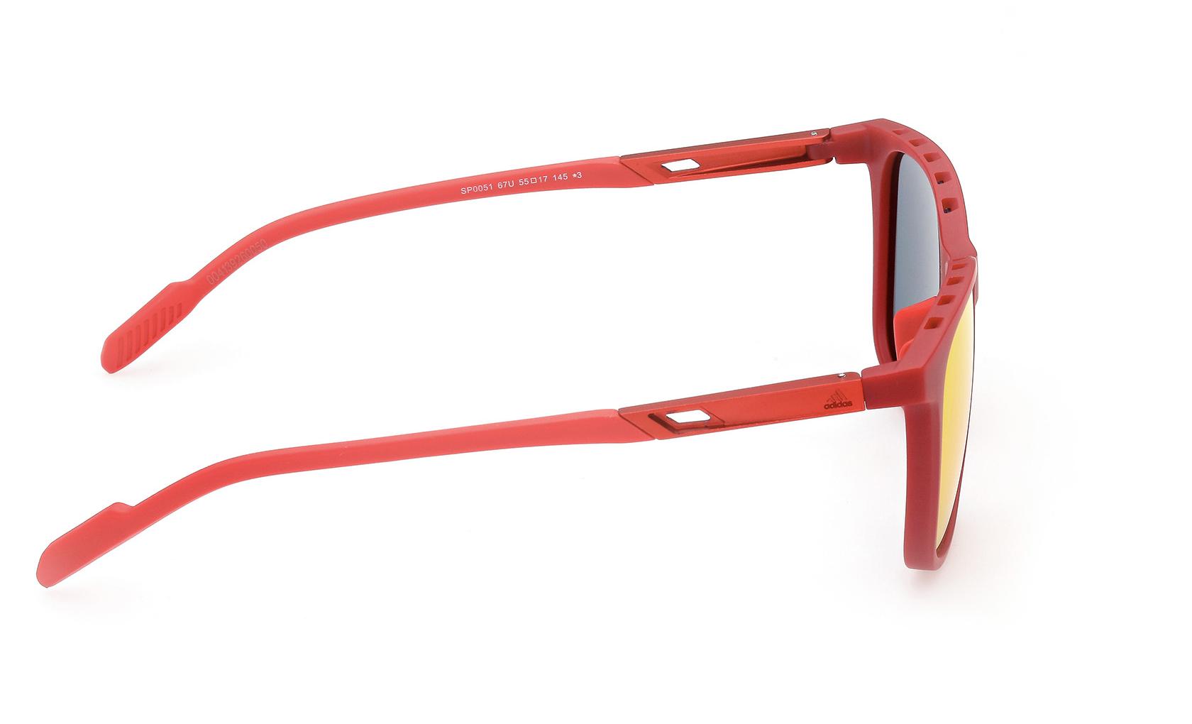 Adidas Sport Sunglasses 67U MATTE RED