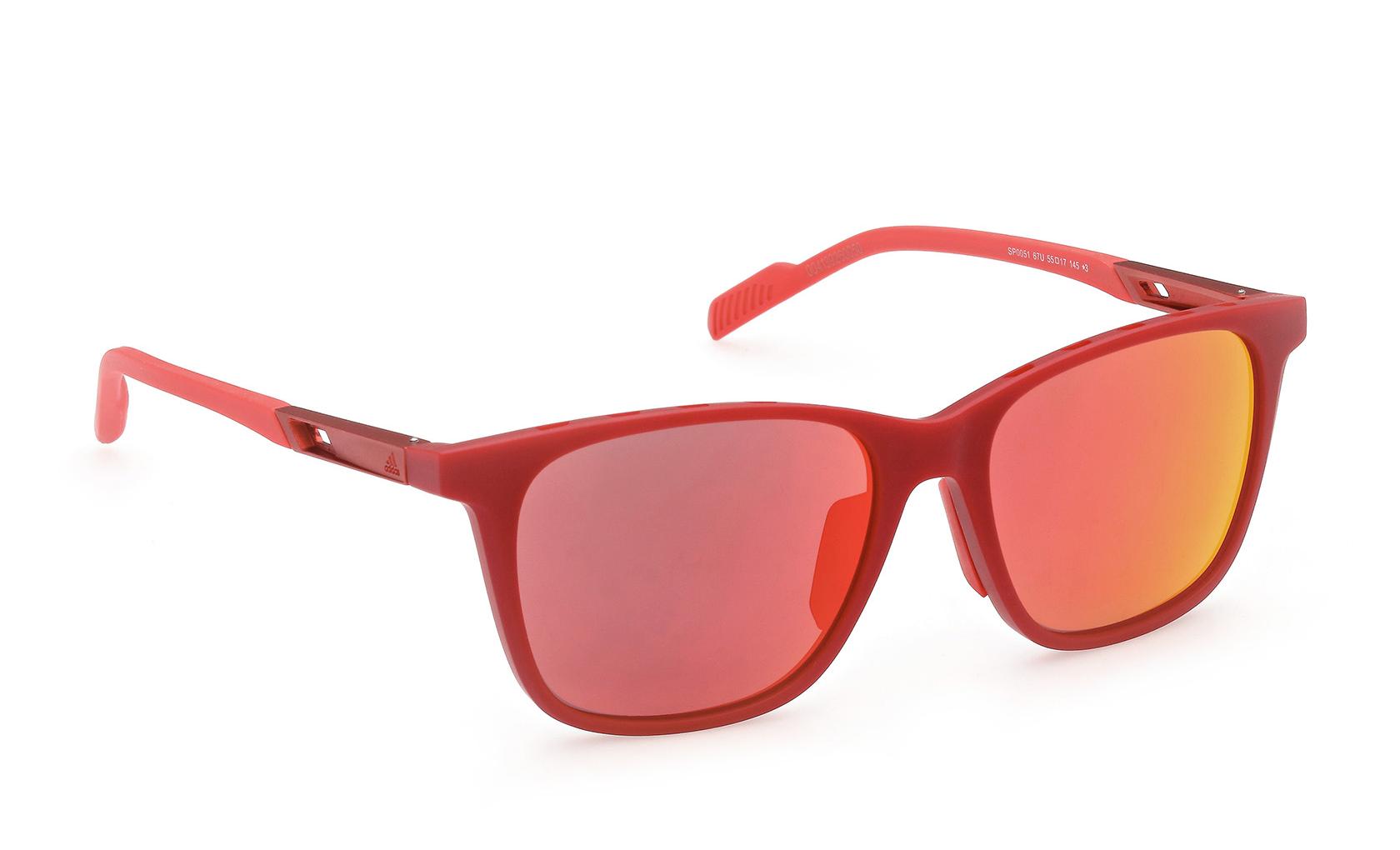 Adidas Sport Sunglasses 67U MATTE RED