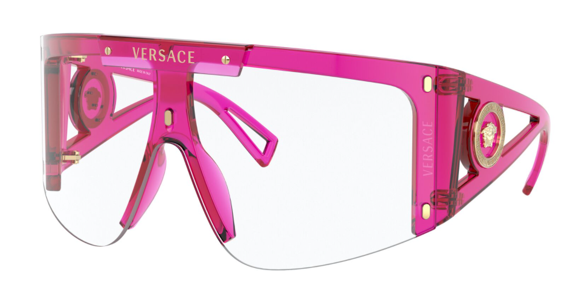 Versace Sunglasses VE4393 TRANSPARENT FUXIA