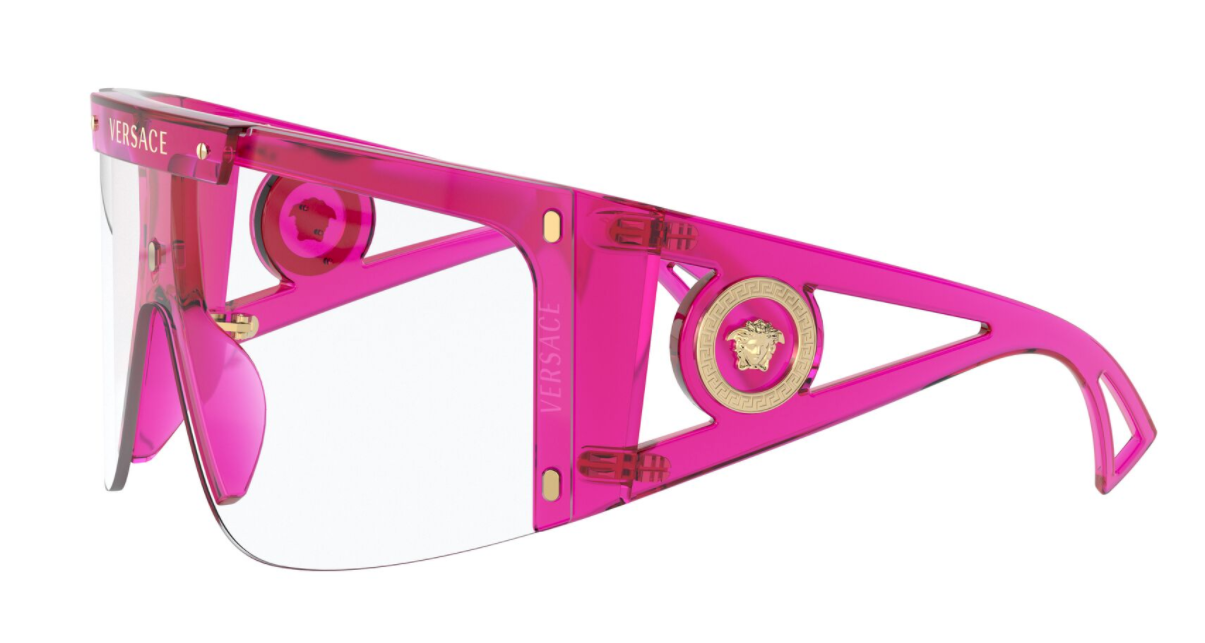Versace Sunglasses VE4393 TRANSPARENT FUXIA