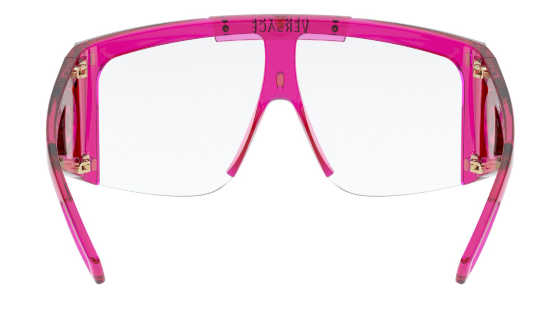 Versace Sunglasses VE4393 TRANSPARENT FUXIA