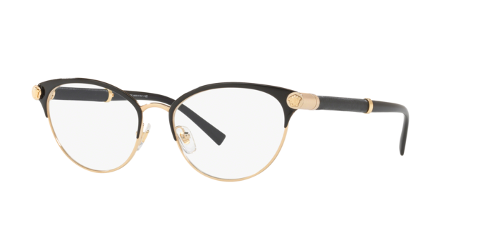 Versace VE1259Q 1443 Noir Or Lunettes de vue Femme LO LookerOnline