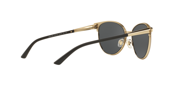 Versace VE2168 1377T3 Black Pale Gold Woman Sunglasses