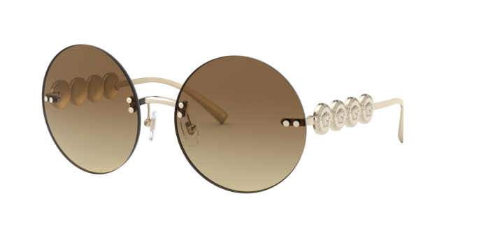 Versace Sunglasses VE2214 PALE GOLD
