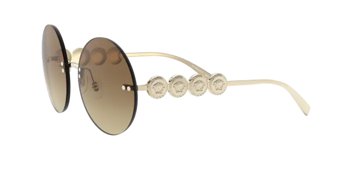 Versace Sunglasses VE2214 PALE GOLD