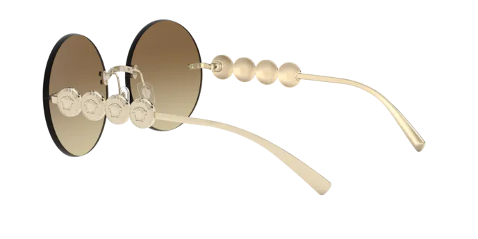 Versace Sunglasses VE2214 PALE GOLD