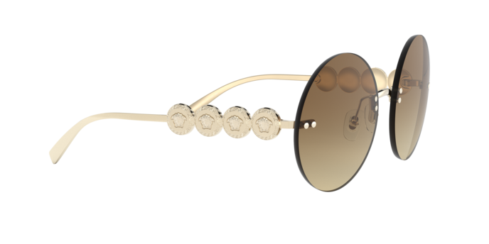 Versace Sunglasses VE2214 PALE GOLD