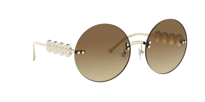Versace Sunglasses VE2214 PALE GOLD