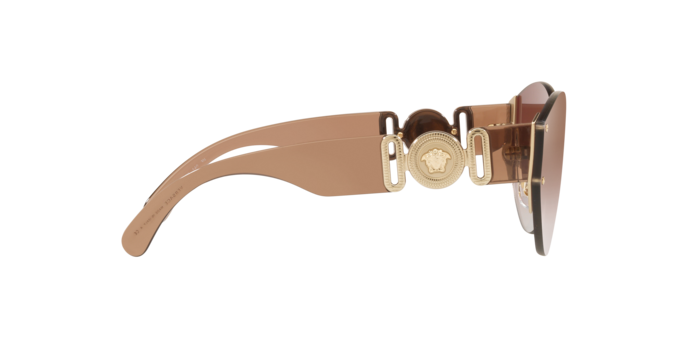 Versace Sunglasses VE2224 PALE GOLD