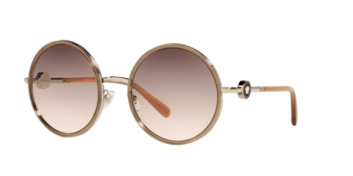 Versace Sunglasses VE2229 TRANSPARENT BROWN