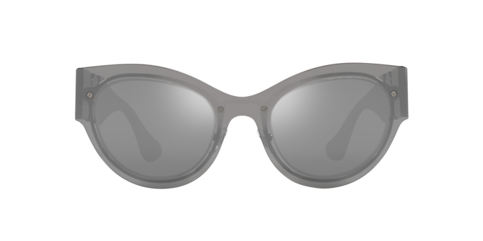 Versace Sunglasses VE2234 TRANSPARENT GREY MIRROR SILVER