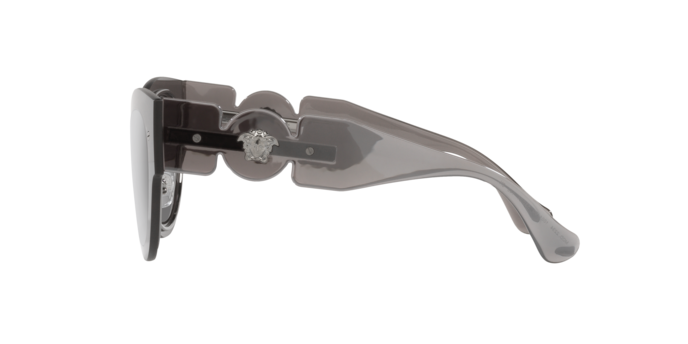 Versace Sunglasses VE2234 TRANSPARENT GREY MIRROR SILVER