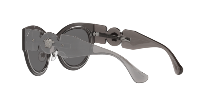 Versace Sunglasses VE2234 TRANSPARENT GREY MIRROR SILVER