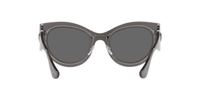 Versace Sunglasses VE2234 TRANSPARENT GREY MIRROR SILVER