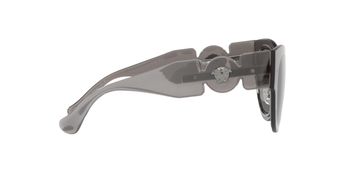 Versace Sunglasses VE2234 TRANSPARENT GREY MIRROR SILVER