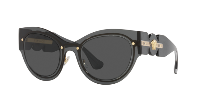 Versace Sunglasses VE2234 TRANSPARENT DARK GREY