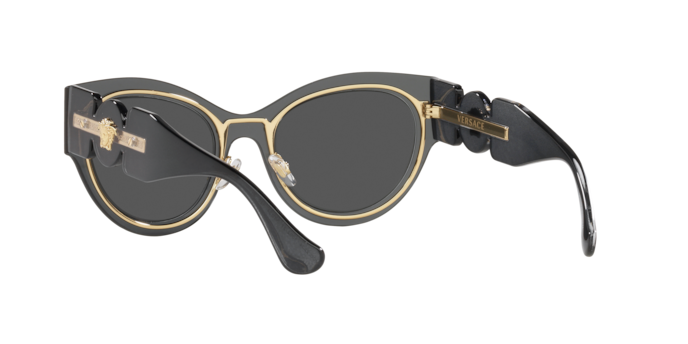 Versace Sunglasses VE2234 TRANSPARENT DARK GREY