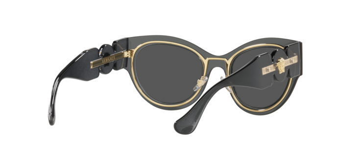 Versace Sunglasses VE2234 TRANSPARENT DARK GREY