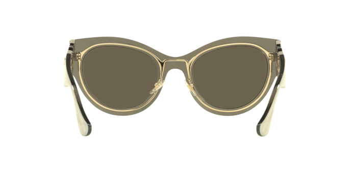 Versace Sunglasses VE2234 TRANSPARENT BROWN MIRROR GOLD