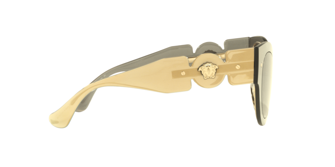 Versace Sunglasses VE2234 TRANSPARENT BROWN MIRROR GOLD