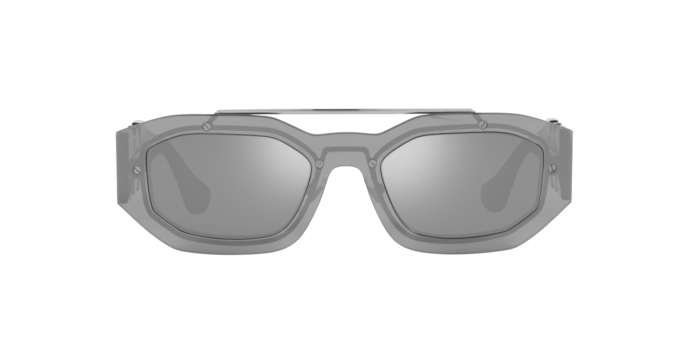 Load image into Gallery viewer, Versace Sunglasses VE2235 TRANSP GREY MIRROR SILVER
