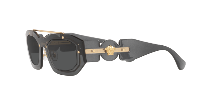 Versace Sunglasses VE2235 TRANSPARENT DARK GREY
