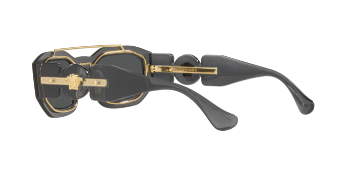 Load image into Gallery viewer, Versace Sunglasses VE2235 TRANSPARENT DARK GREY
