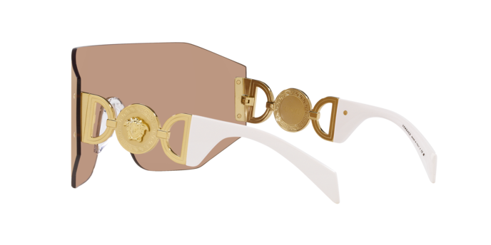 Versace Sunglasses VE2258 DARK BROWN MIRROR ROSE GOLD