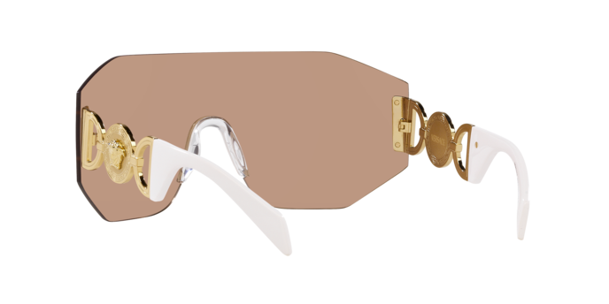 Versace Sunglasses VE2258 DARK BROWN MIRROR ROSE GOLD