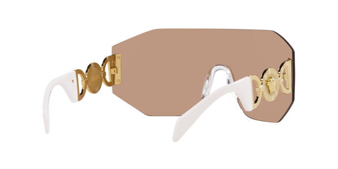 Versace Sunglasses VE2258 DARK BROWN MIRROR ROSE GOLD