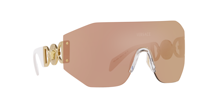 Versace Sunglasses VE2258 DARK BROWN MIRROR ROSE GOLD