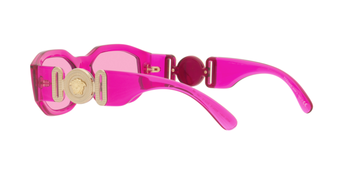 Versace Sunglasses VE4361 TRANSPARENT FUXIA